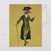Goose in Green Regency Coat 3 Briefkaart (Voorkant)