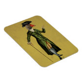 Goose in Green Regency Coat 3 Magneet (Rechterzijde)