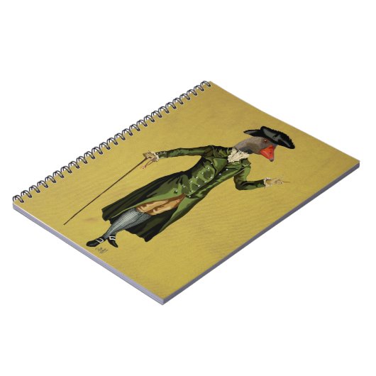 Goose in Green Regency Coat 3 Notitieboek (Linkerzijde)