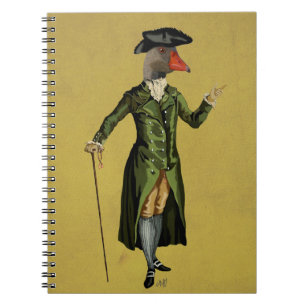 Goose in Green Regency Coat 3 Notitieboek