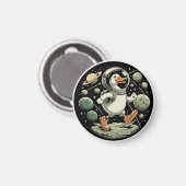 "Goose in Space" Magnet (Voorkant / Achterkant)