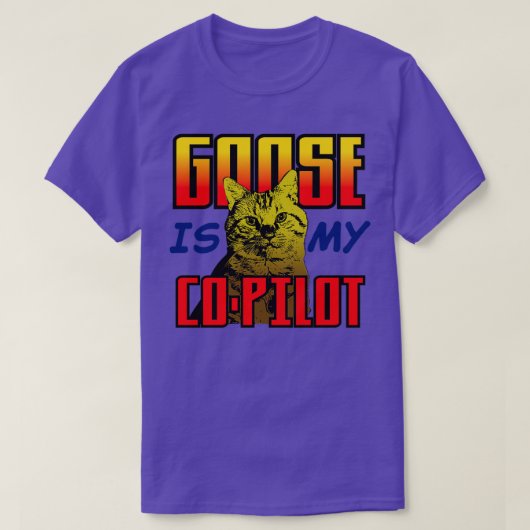 Goose is mijn copiloot t-shirt (Design voorkant)