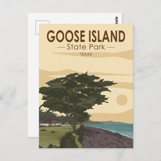 Goose Island State Park Texas  Briefkaart (Voorkant / Achterkant)