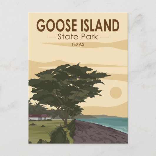 Goose Island State Park Texas  Briefkaart (Voorkant)