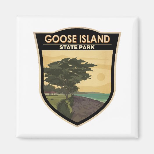 Goose Island State Park Texas  Magneet (Voorkant)