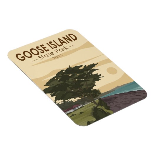Goose Island State Park Texas  Magneet (Rechterzijde)