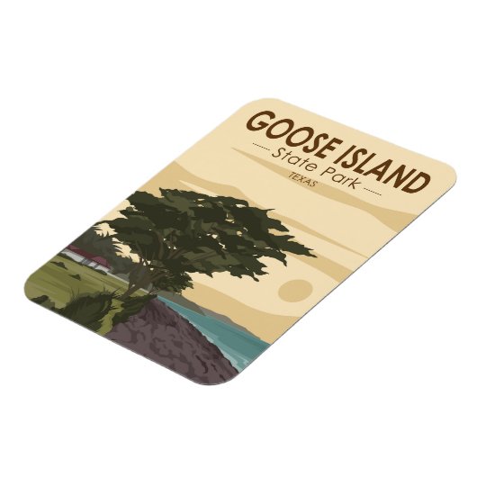 Goose Island State Park Texas  Magneet (Linkerzijde)