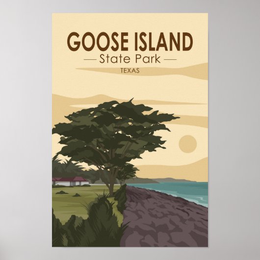 Goose Island State Park Texas  Poster (Voorkant)