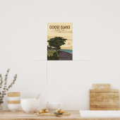 Goose Island State Park Texas  Poster (Keuken)