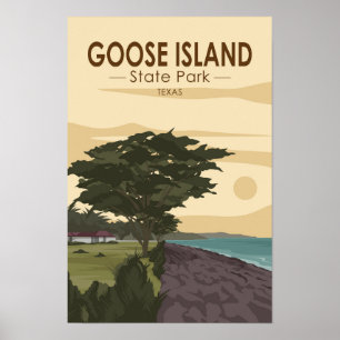 Goose Island State Park Texas Poster