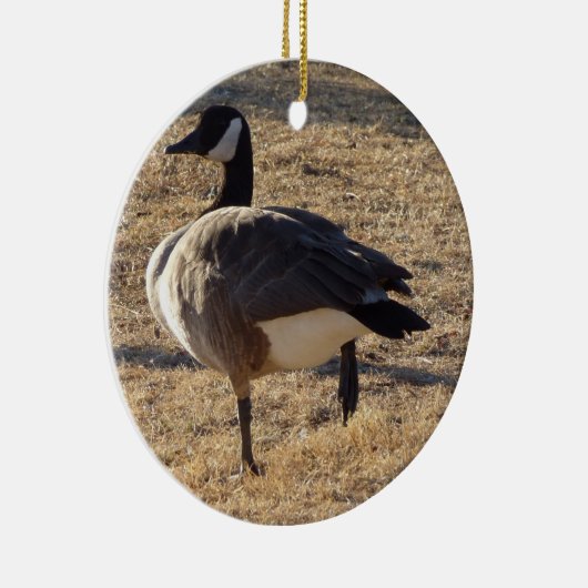 Goose kerstversiering keramisch ornament (Rechts)