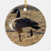 Goose kerstversiering keramisch ornament (Voorkant)