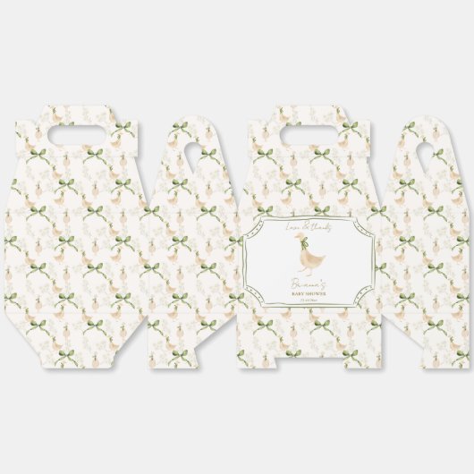 Goose kwekerij rijmt baby shower gunsten bedankdoosjes (Ongevouwen)