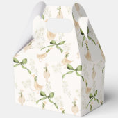 Goose kwekerij rijmt verjaardagsfeestje bedankdoosjes (Achterkant)