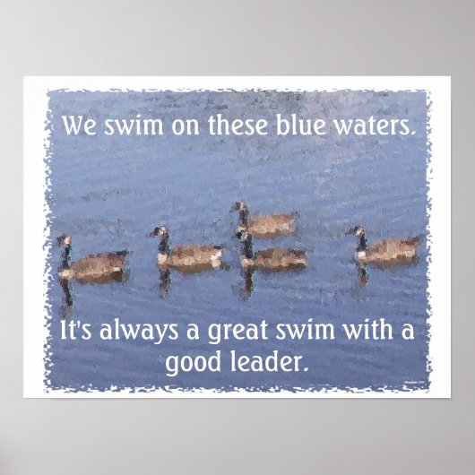 Goose Lake Poster (Voorkant)