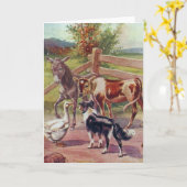 Goose met al zijn vrienden kaart (Gele Bloem)