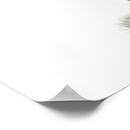 Goose met een diskette Blue Summer Pet Poster (Hoek)