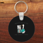 Goose Might Have Call In Silly Today Funny Animal  Sleutelhanger (Voorkant)