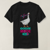 Goose Mode op Duck Chicken Retro Goose T-shirt (Design voorkant)
