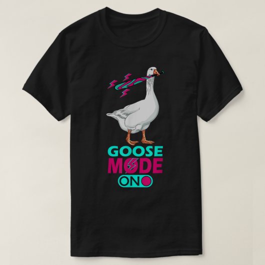 Goose Mode op Duck Chicken Retro Goose T-shirt (Design voorkant)