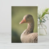 Goose Natuur-fotokaart Save The Date (Staand voorkant)