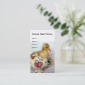 Goose Nest Boerderijen Visitekaartje (Staand voorkant)