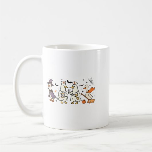 Goose Nurse Funny Silly Goose Er Nurse Funny Hallo Koffiemok (Links)