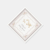 Goose Nursery Duck Neutral Baby Shower Servet (Hoek)