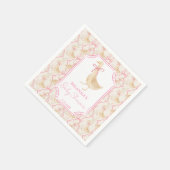 Goose nursery rhymes baby shower monogrammed servet (Hoek)