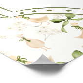 Goose nursery rhymes baby shower welcome sign poster (Hoek)