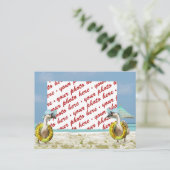 Goose op vakantie Foto Lijst Briefkaart (Staand voorkant)