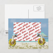 Goose op vakantie Foto Lijst Briefkaart (Voorkant / Achterkant)