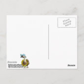 Goose op vakantie Foto Lijst Briefkaart (Achterkant)