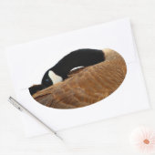 Goose Oval Sticker (Envelop)