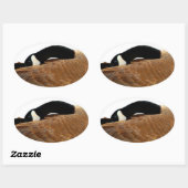 Goose Oval Sticker (Vel)