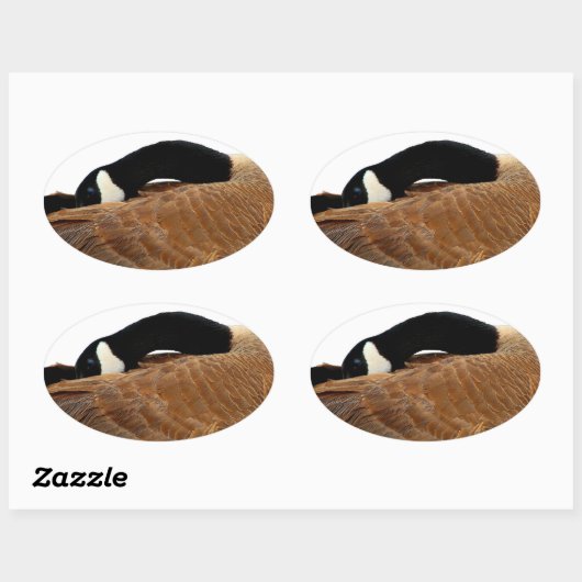 Goose Oval Sticker (Vel)