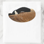 Goose Oval Sticker (Tas)