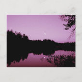 Goose Pond in de avond Briefkaart (Voorkant)