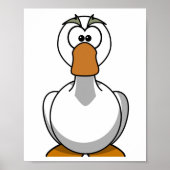 Goose Print - Cartoon Afbeelding (Voorkant)