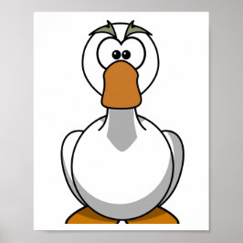 Goose Print - Cartoon Afbeelding
