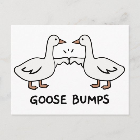 Goose pumps  aankondigingskaart (Voorkant)
