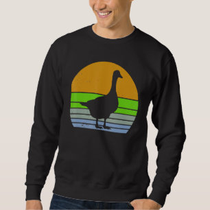 Goose Retro Unicorn Silhouette Animal 80's Trui