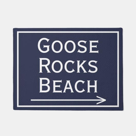 Goose Rocks Beach Doormat Deurmat (Voorkant)