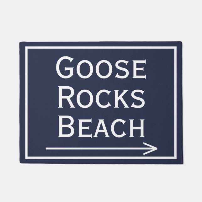Goose Rocks Beach Doormat Deurmat (Voorkant)