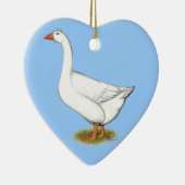 Goose Roman Tufted Keramisch Ornament (Rechts)