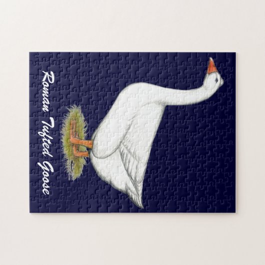Goose Roman Tufted Legpuzzel (Horizontaal)