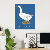 Goose Roman Tufted Poster (Thuiskantoor)