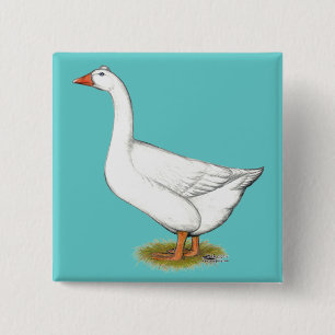 Goose Roman Tufted Vierkante Button 5,1 Cm