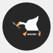 Goose Ronde Sticker (Voorkant)