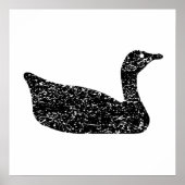 Goose Silhouette Poster (Voorkant)